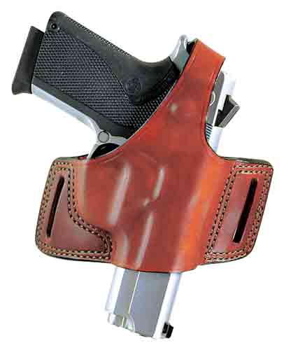 Bianchi 13099 111 Cyclone Belt Holster Size 10 OWB Open Bottom Style made of Leather with Tan Finish Strongside/Crossdraw & Belt Loop Mount Type fits 7.5″ Barrel Ruger RedHawk for Right Hand