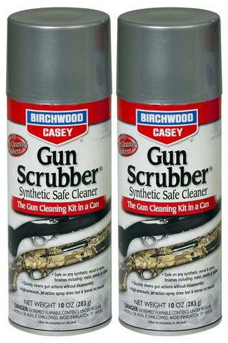 Birchwood Casey 33302 Gun Scrubber & Synthetic Gun Oil Combo Pack 10 oz. Aerosol Can 2 Pack
