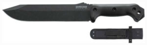 Ka-Bar BK7 Becker Combat Utility 7″ Fixed Clip Point Plain Black 1095 Cro-Van Blade Black Ultramid Handle