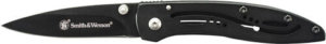 S&W KNIFE OPS SURVIVAL W/TANTO 6 FIXED BLADE BLACKENED S/S