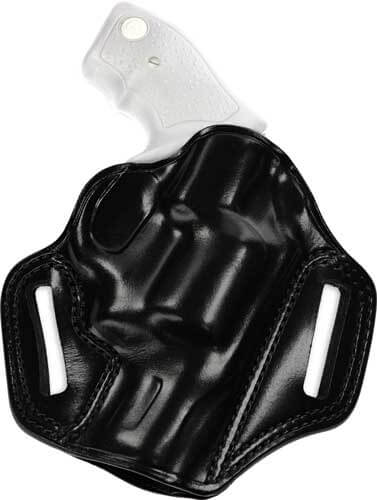 Galco CM114B Combat Master OWB Black Leather Belt Slide Fits S&W K Frame Fits Ruger Security-Six Right Hand