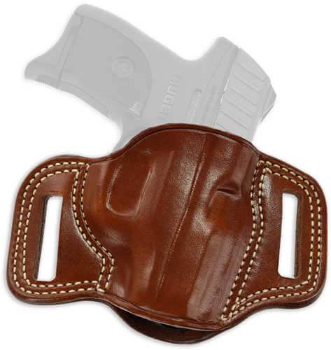 Galco CM212 Combat Master OWB Tan Leather Belt Slide Fits 1911 Right Hand