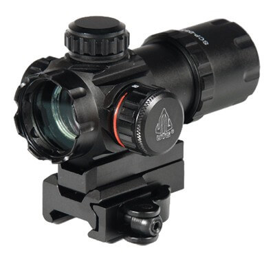 UTG RED DOT 4.0 MOA DOT 30MM WITH INTEGRAL QD MOUNT