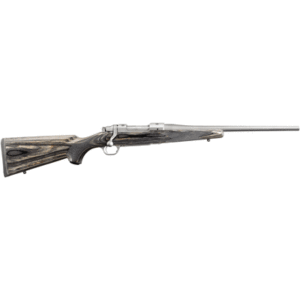 RUGER M77 HAWKEYE COMPACT .308 MATTE S/S GREY/BLACK LAMINATE
