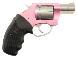 Charter Arms 52230 Pathfinder Lite Pink Lady 22 LR 6rd 2″ Stainless Steel Barrel & Cylinder Pink Aluminum Frame with Black Rubber Grip