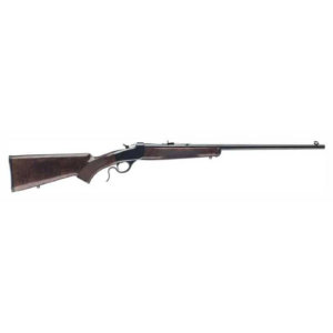 Winchester Guns 524100170 Model 1885 Low Wall Hunter 17 HMR 1rd 24″ Octagon Barrel Brushed Polish Blued Rec Satin Walnut Fixed Pistol Grip Stock Right Hand (Full Size)