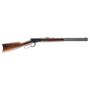 Winchester Repeating Arms 534162124 Model 1892 Short Rifle 44 Rem Mag 10+1 20 Gloss Blued Round Barrel/Steel Receiver  Satin Oiled Walnut Straight Grip Stock w/Crescent Buttplate & Short Forearm”