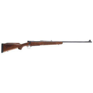 Winchester Repeating Arms 535205138 Model 70 Alaskan 375 H&H Mag 3+1 25″ Free-Floating Recessed Crown Barrel  Forged Steel Receiver w/Integral Recoil Lug  Polish Blued Metal Finish  Checkered Walnut Monte Carlo Stock  Pachmayr Decelerator Recoil Pad