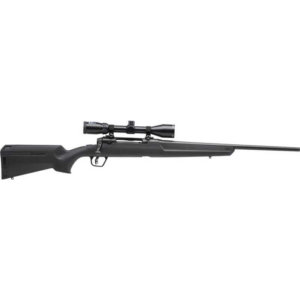 Savage Arms 57099 Axis II XP Compact 243 Win 4+1 20″ Matte Black Barrel/Rec Synthetic Stock Includes Bushnell 3-9x40mm Scope