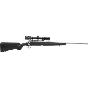 Savage Arms 57102 Axis II XP 22-250 Rem 4+1 22″ Matte Stainless Barrel/Rec Synthetic Stock Includes Bushnell Banner 3-9x40mm Scope