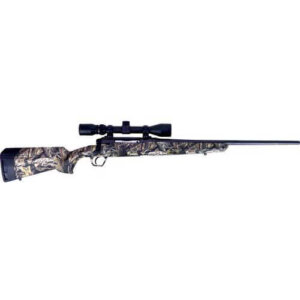 Savage Arms 57279 Axis XP 308 Win 4+1 22″ Matte Black Barrel/Rec Mossy Oak Break-Up Country Synthetic Stock Includes Weaver 3-9x40mm Scope