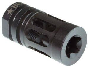 BCM GFCMOD0556 BCMGunfighter Compensator Mod 0 Black Nitride Stainless Steel with 1/2-28 tpi Threads for 5.56x45mm NATO AR-15″