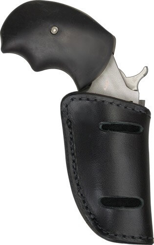 Homeland HLM037BB Boot ‘N Belt Boot/Belt Black Leather Belt Loop/Clip Fits NAA Mini-Revolver Fits NAA Black Widow Ambidextrous