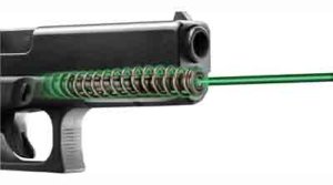 LaserMax LMS1131G Guide Rod Laser 5mW Green Laser with 532 nm Wavelength 20 yds Day/300 yds Night Range & Made of Aluminum for Glock 19233238 Gen1-3