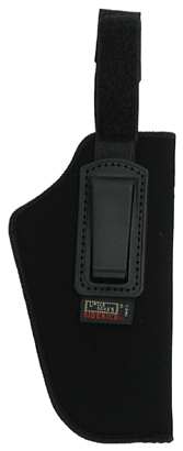 Uncle Mike’s 76101 Inside The Pants Holster IWB Size 10 Black Suede Like Belt Clip Fits 22-25 Cal Small Autos Right Hand