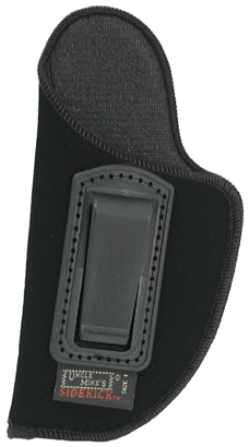 Uncle Mike’s 89021 Inside The Pants Holster IWB Size 02 Black Suede Like Belt Clip Fits Med/Intermediate DA Revolver Fits 4″ Barrel Right Hand