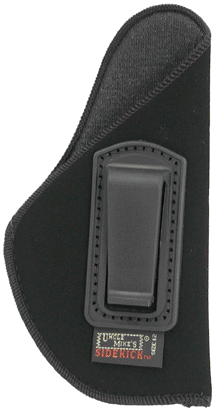Uncle Mike’s 89121 Inside The Pants Holster IWB Size 12 Black Laminate Belt Clip Compatible w/ Glock 33/26/27 Right Hand