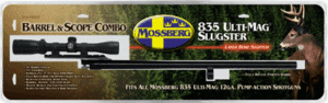 Mossberg 90835 OEM 12 Gauge 24″ Slug Barrel w/Cantilever Mount Fully-Rifled Bore & Blued Finish For Use w/Mossberg 835 Ulti-Mag Includes 3-9x40mm Scope