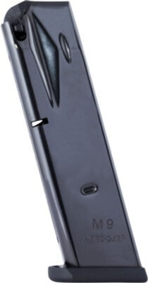 MEC-GAR Beretta 92 Series 9mm Luger 10 Round Steel Blued Finish