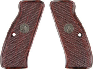 PACHMAYR LAMINATED WOOD GRIPS CZ 75/85 ROSEWOOD CHECKERED