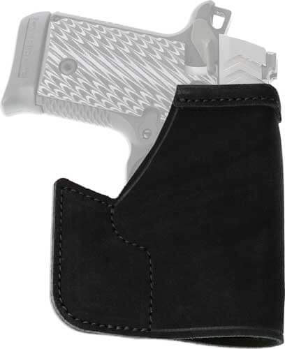 Galco PRO652B Pocket Protector  Black Leather Fits S&W M&P Shield/Plus/2.0 Ambidextrous