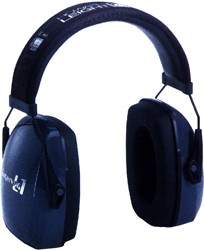 Howard Leight R01524 Leightning L1 Passive Muff 25 dB Over the Head Charcoal/Black Adult