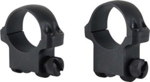 UTG RGWM25M4 Scope Ring Set Accushot For Rifle Picatinny/Weaver Medium 1″ Tube Black Anodized Aluminum