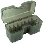 MTM Case-Gard RM5010 Ammo Box Flip-Top 308 Win 220 Swift 243 Win Green Polypropylene 50rd