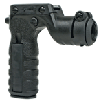 Mission First Tactical RTG React Vertical Grip Black Polymer with Torch Holder for AR-Platform