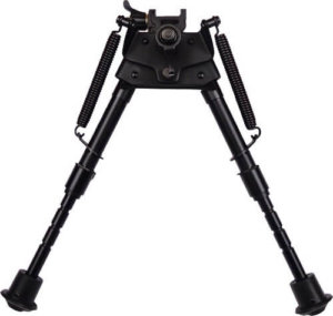 UTG BIPOD CLAMP ON CENTER HT 6.2-6.7 W/RUBBER FOOT PADS