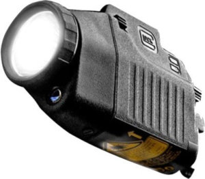 Glock TAC04065 GTL 22 Tactical Light Handgun 70 Lumens Output White Xenon Bulb Red Laser Rail Mount Black Polymer