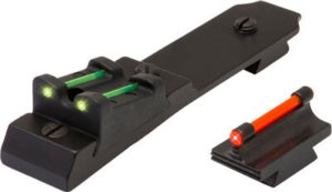 TruGlo TG109 Lever Action Rifle Sights Black 0.343″ Red Front Green Rear Adjustable for Marlin 336