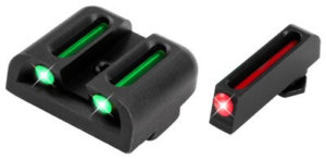 TruGlo TG131G2 Fiber-Optic Black | Red Fiber Optic Front Sight Green Fiber Optic Rear Sight