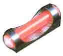 Truglo TG948BR Fat Bead Ruger/Win 120013001400Super X2 Red Fiber Optic Black