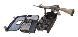 MTM Case-Gard TRB-40 Tactical Range Box Black Polymer 24.60″ L x 11.30″ x 8.30″ H