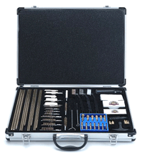 DAC UGC100S Super Deluxe Universal Gun Cleaning Kit Multi-Caliber/61 Pieces Silver
