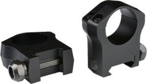 Warne 2TM Maxima Grooved Receiver Ring Set Fixed For Rifle Tikka Dovetail High 1″ Tube Matte Black Steel