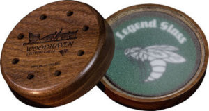 Woodhaven WH025 Legend Series Friction Call Turkey Hen Sounds Attracts Turkeys Brown Glass/Wood