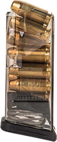 ETS Group GLK26 Pistol Mags 10rd 9mm Luger Compatible w/ Glock 26 Gen1-5 Clear Polymer