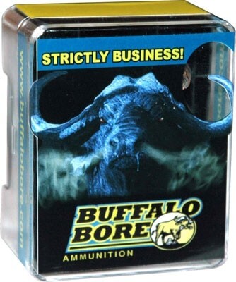 Buffalo Bore Ammunition 37B20 Heavy Strictly Business 327 Federal Mag 130 gr Hard Cast (HC) 20rd Box