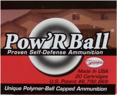 GLASER AMMO .38SPECIAL+P 100GR. POW’RBALL 20-PACK