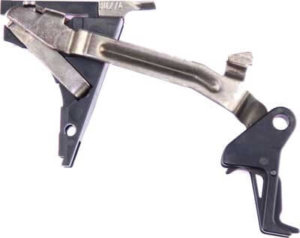 CMC Triggers 71501 Drop-In Black Flat Trigger Compatible w/Glock 17/19/26/34 Gen1-3