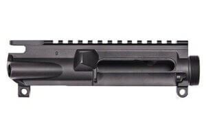 Grey Ghost Precision GGPCUR Forged Upper Receiver 7075-T6 Aluminum w/Black Anodized Finish Optics Ready
