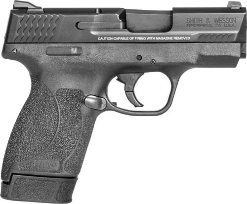 Smith & Wesson 11726 M&P 45 Shield 45 ACP 3.30″ 6+1 & 7+1 NTS Black Armornite Stainless Steel Black Polymer Grip