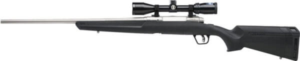 Savage Arms 57106 Axis II XP 308 Win 4+1 22″ Matte Stainless Barrel/Rec Synthetic Stock Includes Bushnell Banner 3-9x40mm Scope