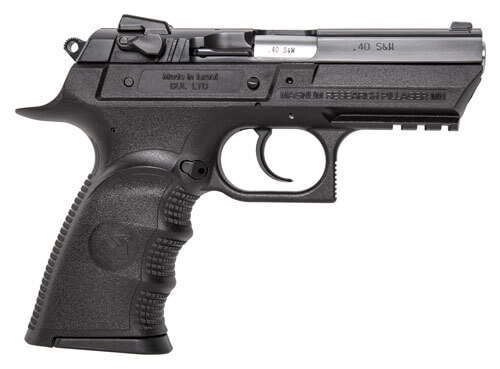 Magnum Research BE99003RSL Baby Eagle III 9mm Luger 3.80″ 10+1 Black Carbon Steel Black Polymer Grip