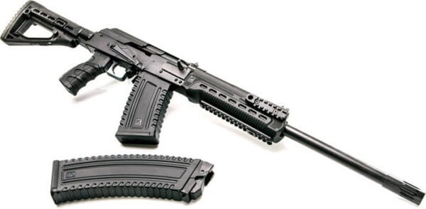 Kalashnikov USA K-12T Black 12 Gauge 18.25″ 3″ 10+1 Collapsible Stock