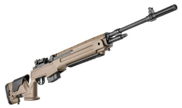 Springfield Armory MP9220 M1A Loaded Precision 308 Win 10+1 22″ National Match Carbon Steel Barrel Black Parkerized Rec Flat Dark Earth Archangel Precision with Adjustable LOP & Comb Stock Right Hand