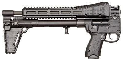 Kel-Tec SUB2K9GLK17BBLK Sub-2000 9mm Luger 16.25″ 10+1 Black Rec/Barrel Black Stock Black Polymer Grip Right Hand Glock 17 Mag Compatible