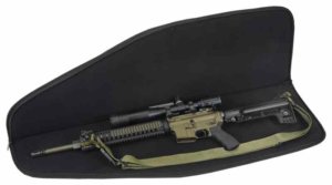 US PeaceKeeper P21011 Pistol Case  Black Holds 1 Handgun Polyester